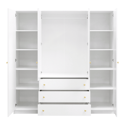 Wardrobe SIENA II D4 Sand Beige + Mirror