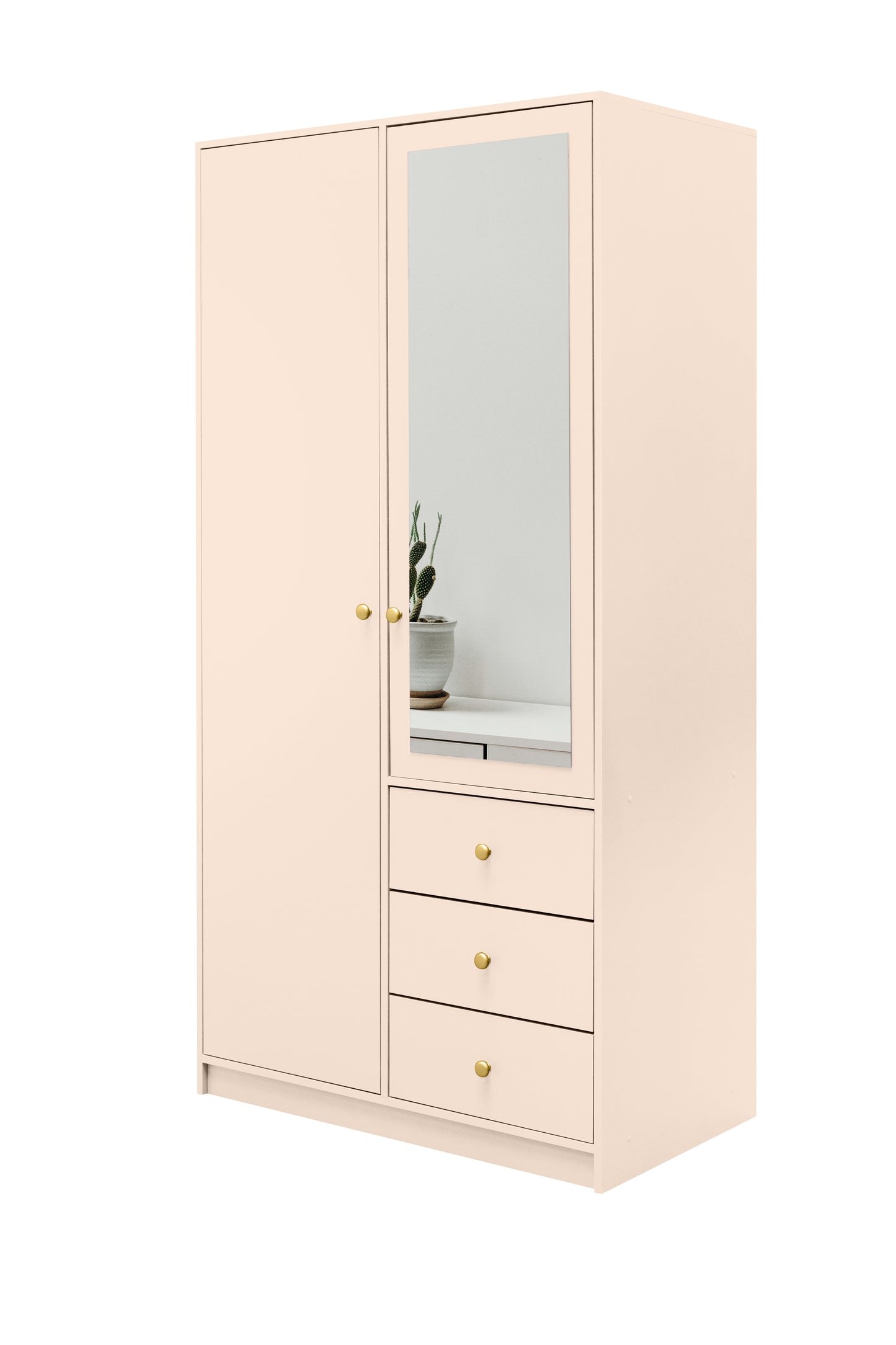 Wardrobe SIENA II D2 Sand Beige + Mirror
