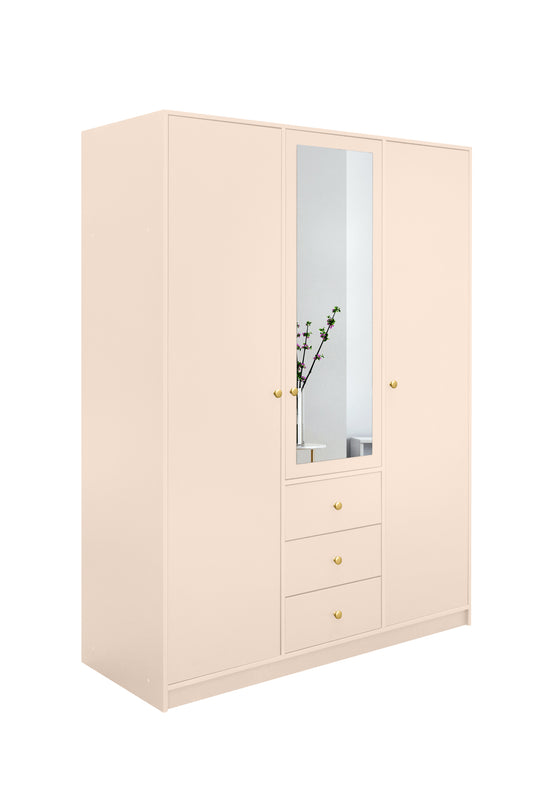Wardrobe SIENAII  D3 Sand Beige + Mirror