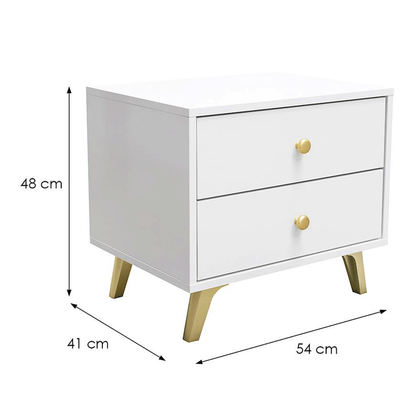 Bedside Table SIENA Black