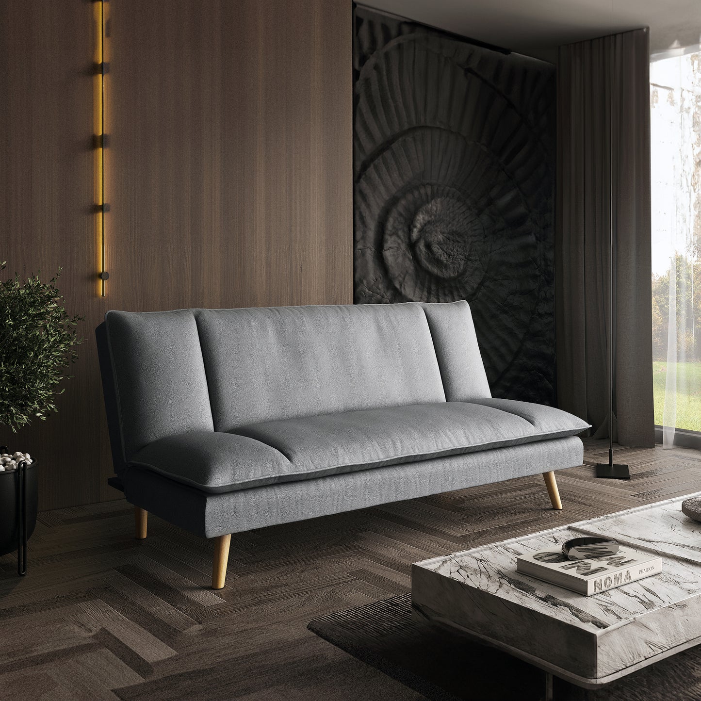 Sofa bed Cindy DF-011SB - Light grey