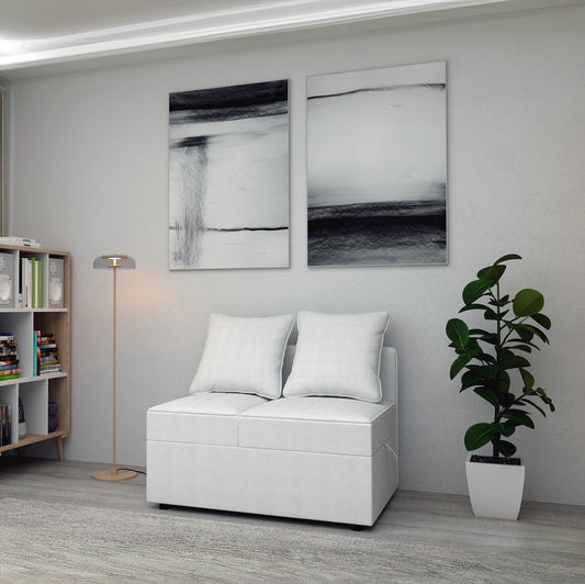 Sofa bed Lelani DF-015SBR right-hand - Cream