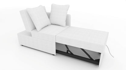 Sofa bed Lelani DF-015SBR right-hand - Cream
