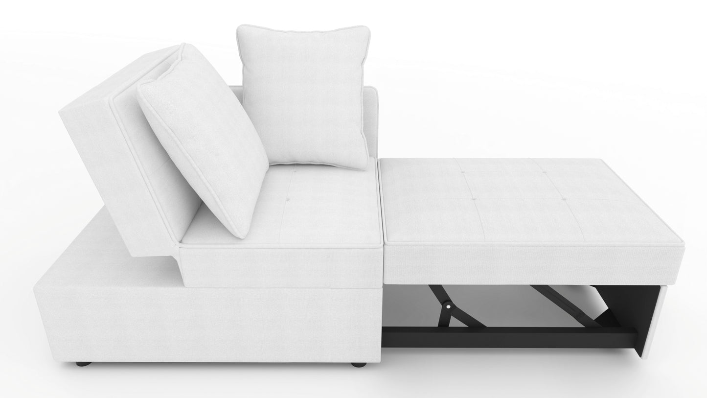 Sofa bed Lelani DF-015SBR right-hand - Cream