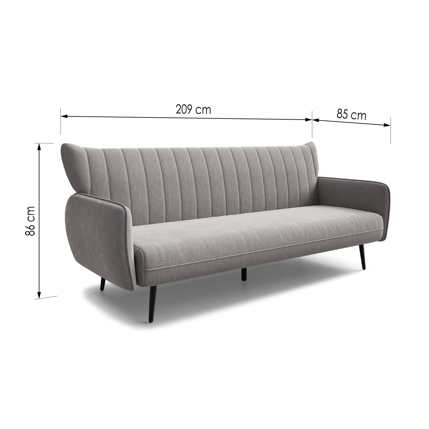 Sofa bed Natalie DF-003SB - Grey