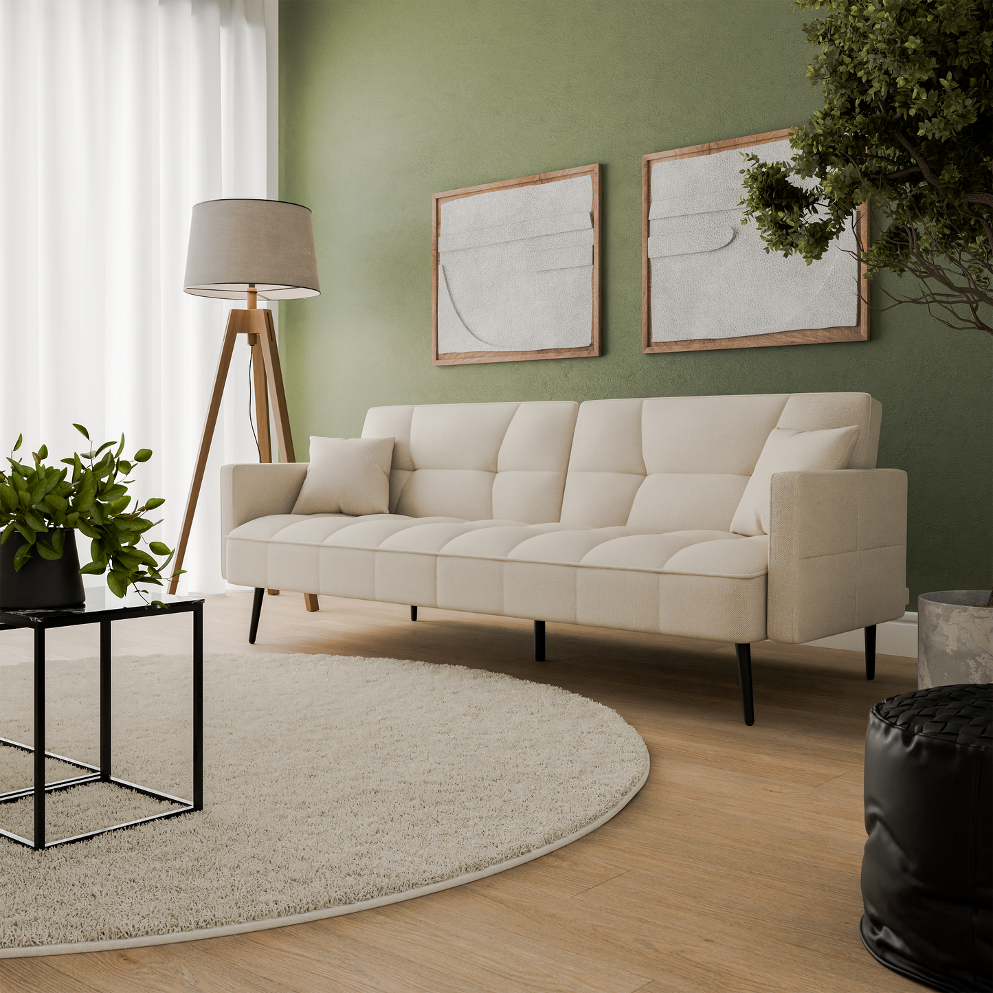 Sofa bed Sarah DF-002SB - Cream
