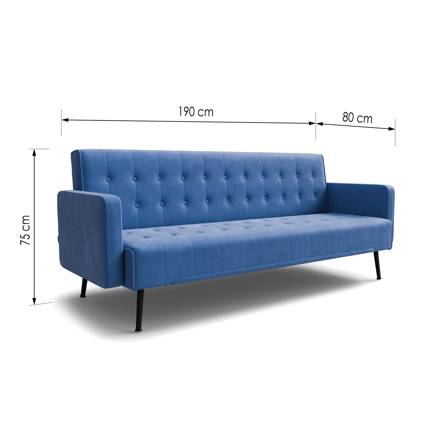 Sofa bed Silvia DF-005SB - Light grey