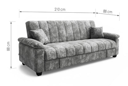 Sofa bed Veronica DF-009SB - Dark grey