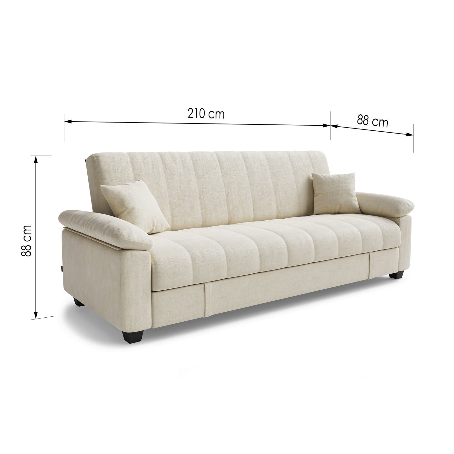 Sofa bed Veronica DF-009SB - Grey