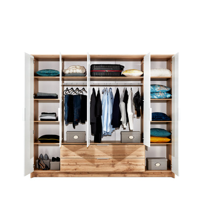 Wardrobe VIENNA 250 Oak Wotan