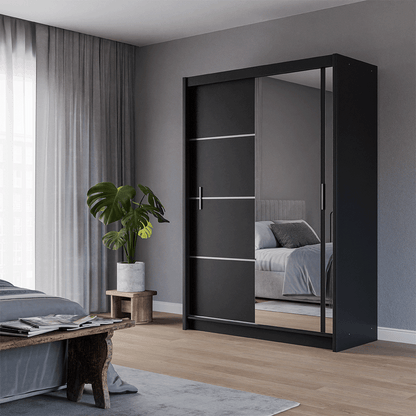 Wardrobe VISTA 150 Black