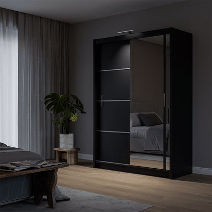 Wardrobe VISTA 150 Black