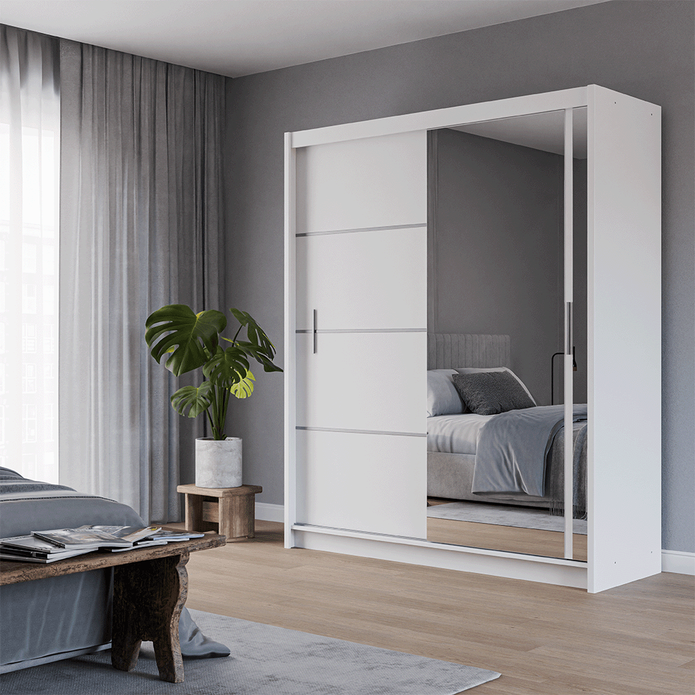 Wardrobe VISTA 180 White