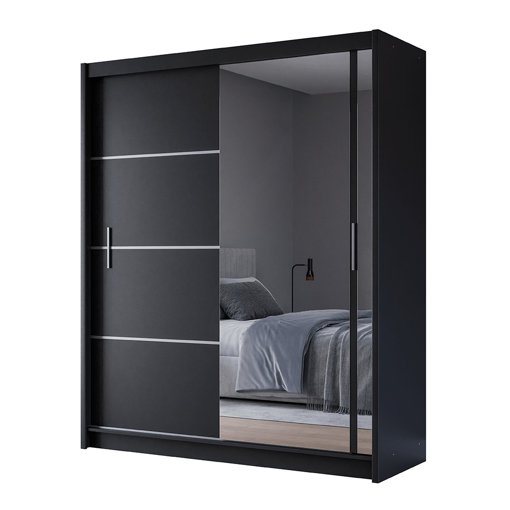 Wardrobe VISTA 180 Black