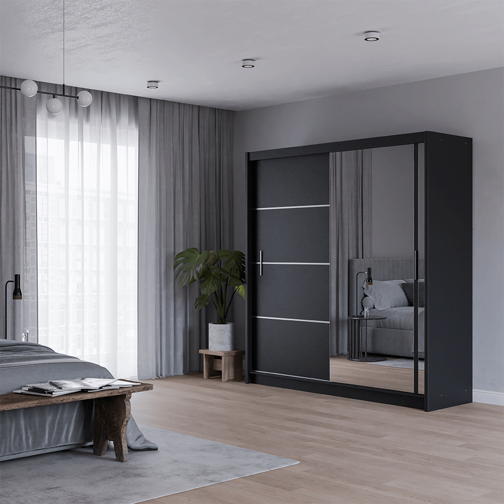 Wardrobe VISTA 203 Black