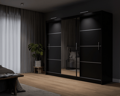 Wardrobe VISTA 250 Black