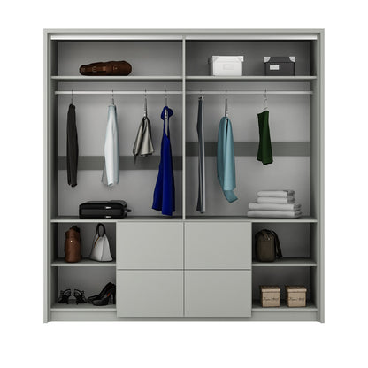 WIEDEN 208 Wardrobe White