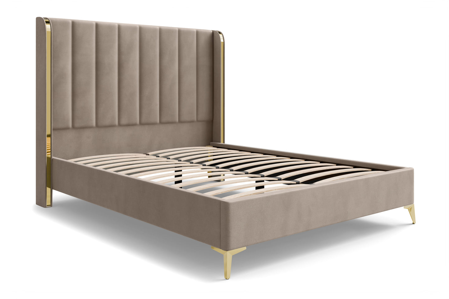 Bed  William DF-201UB_K - Beige