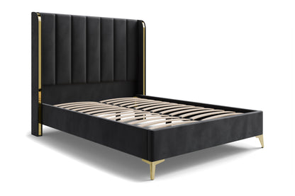 Bed  William DF-201UB_DB - Black