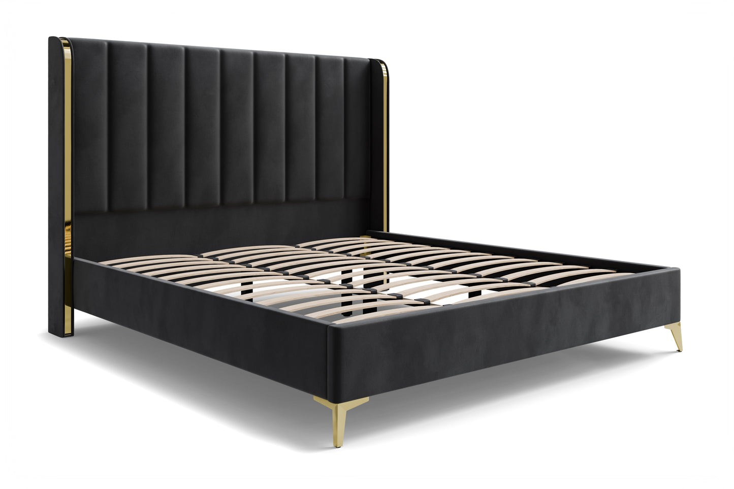 Bed  William DF-201UB_SK - Black