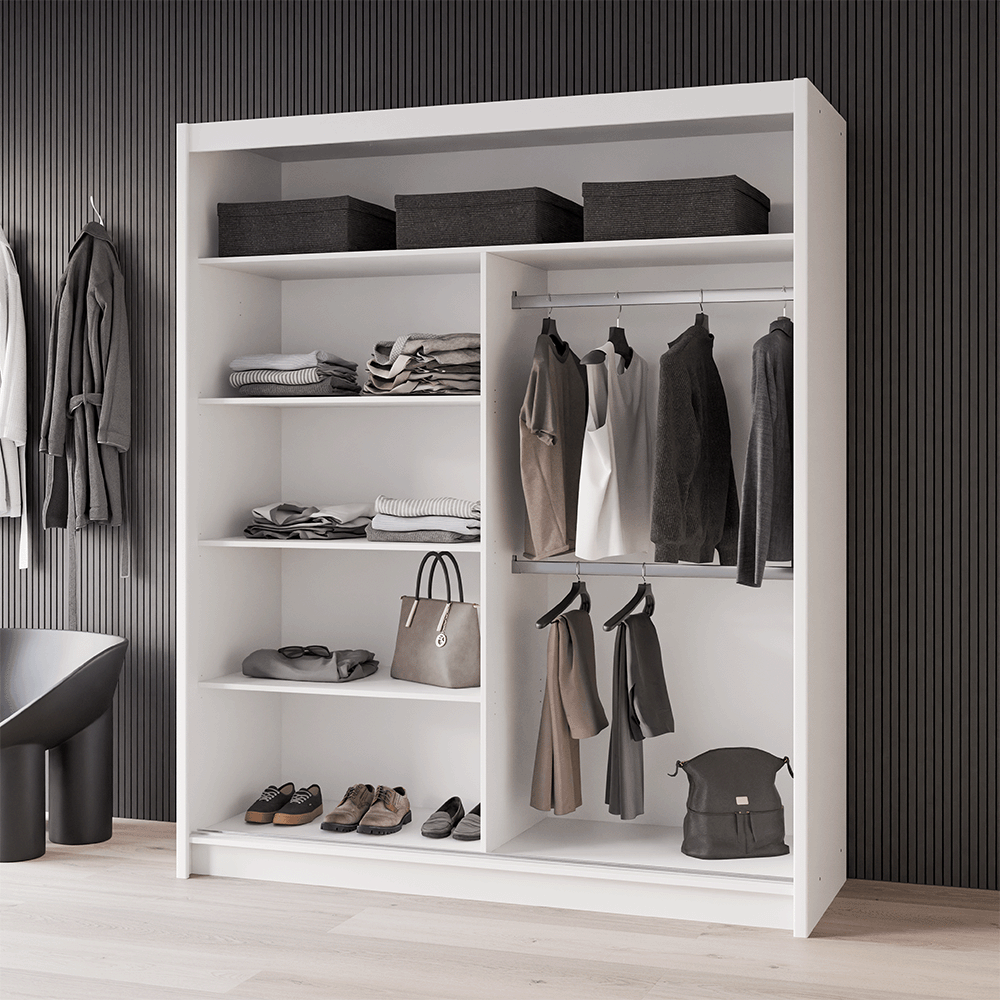 Wardrobe VISTA 180 Black