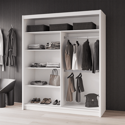 Wardrobe VISTA 180 Black