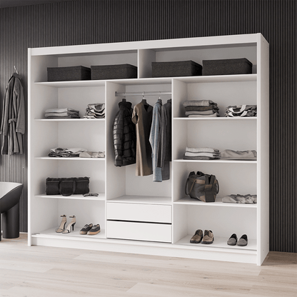 MONAKO Wardrobe White