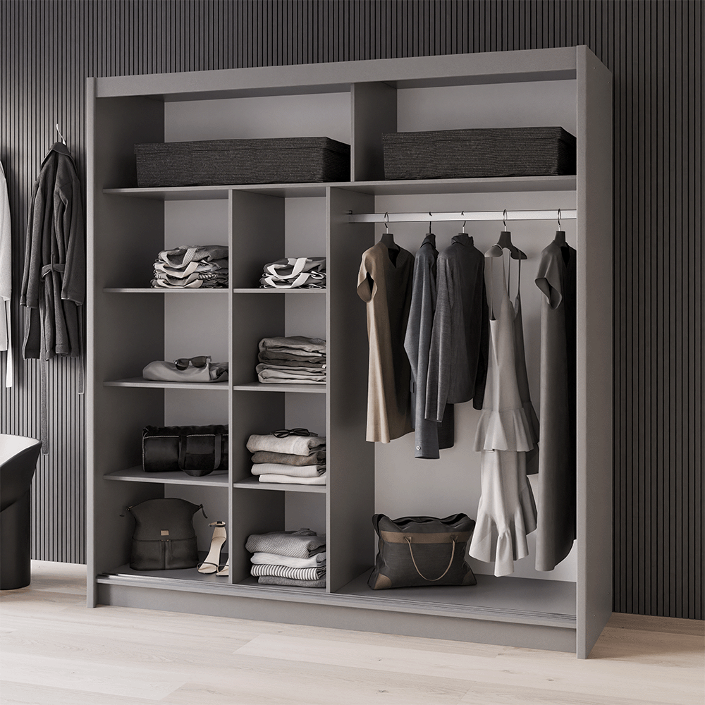 Wardrobe ARUBA 203 Graphite