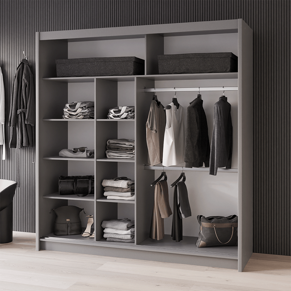 Wardrobe BATUMI 203 Graphite