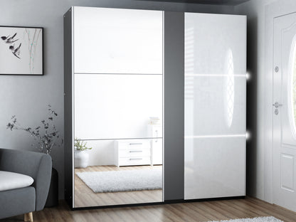 Wardrobe TUNIS 200 Grey