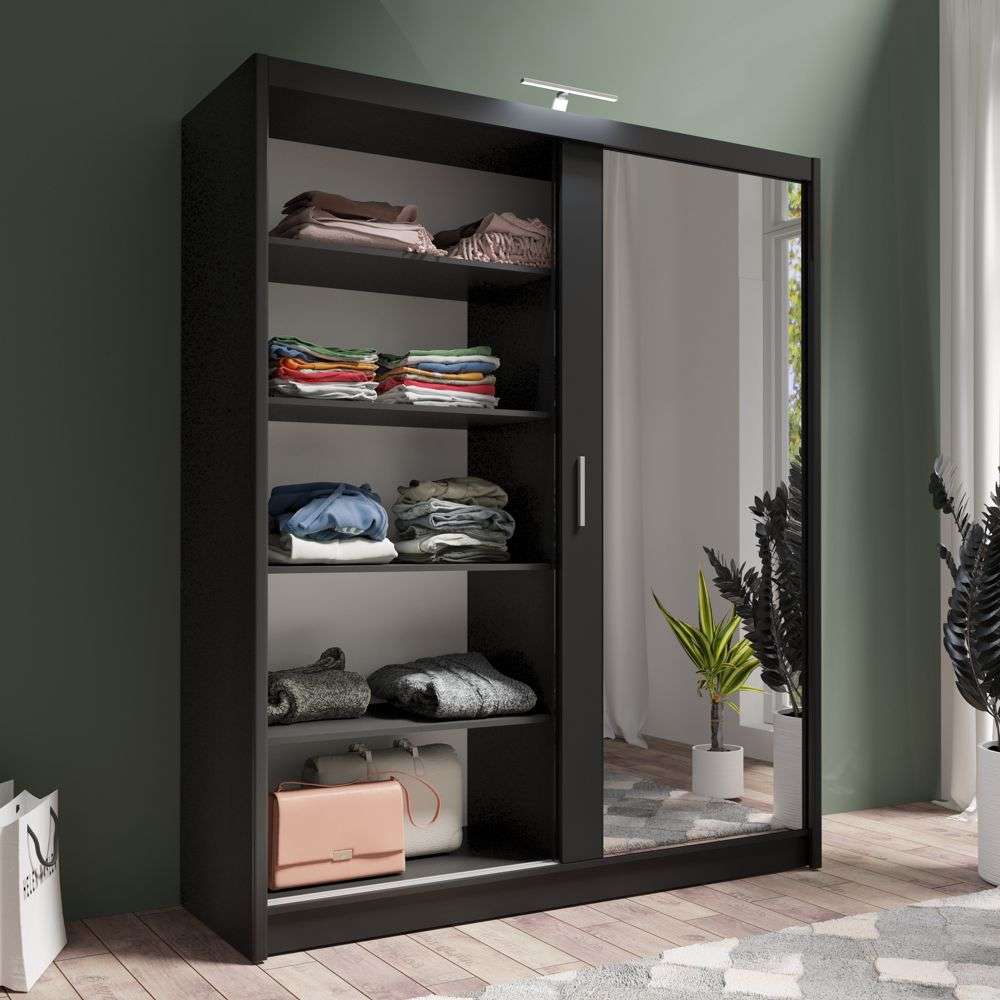 Wardrobe PARIS 180 Black