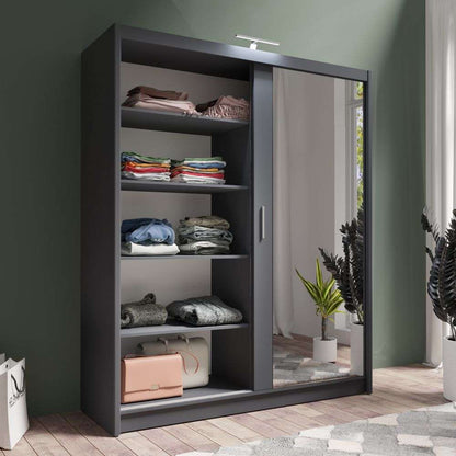 Wardrobe PARIS 180 Graphite