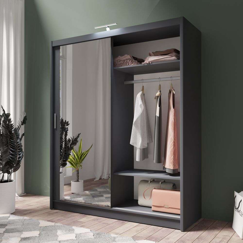 Wardrobe PARIS 180 Graphite