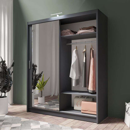 Wardrobe PARIS 180 Graphite