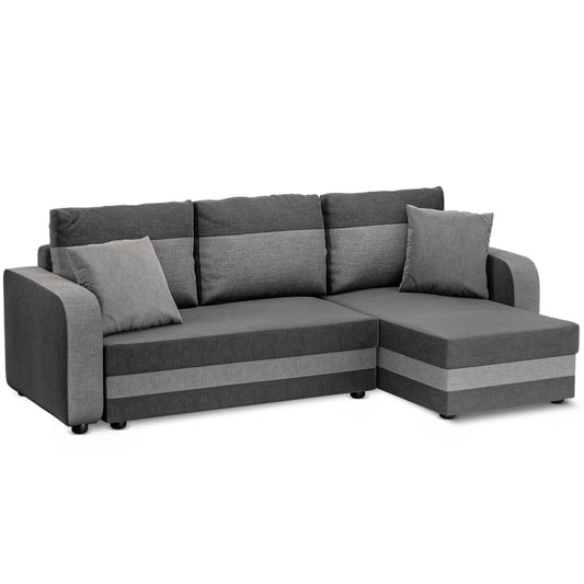 Corner sofa bed Hamlet DF-025CSB - Dark Grey/Light Grey (Lux 06/05)