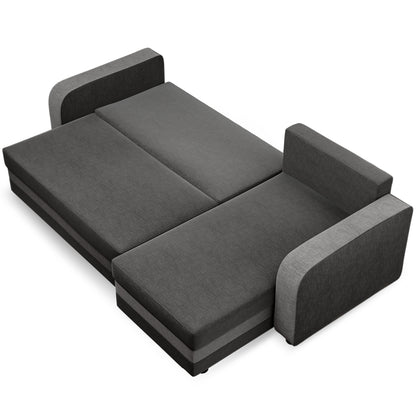 Corner sofa bed Hamlet DF-025CSB - Dark Grey/Light Grey (Lux 06/05)