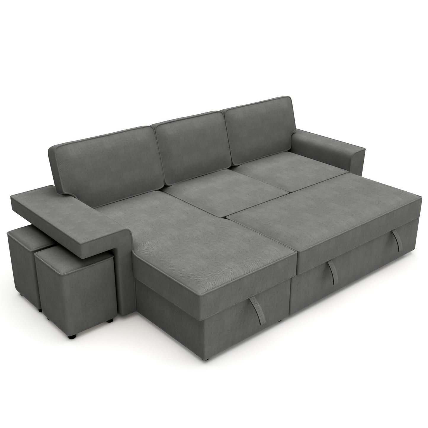 Corner sofa bed Everly DF-019CSB reversible - Graphite