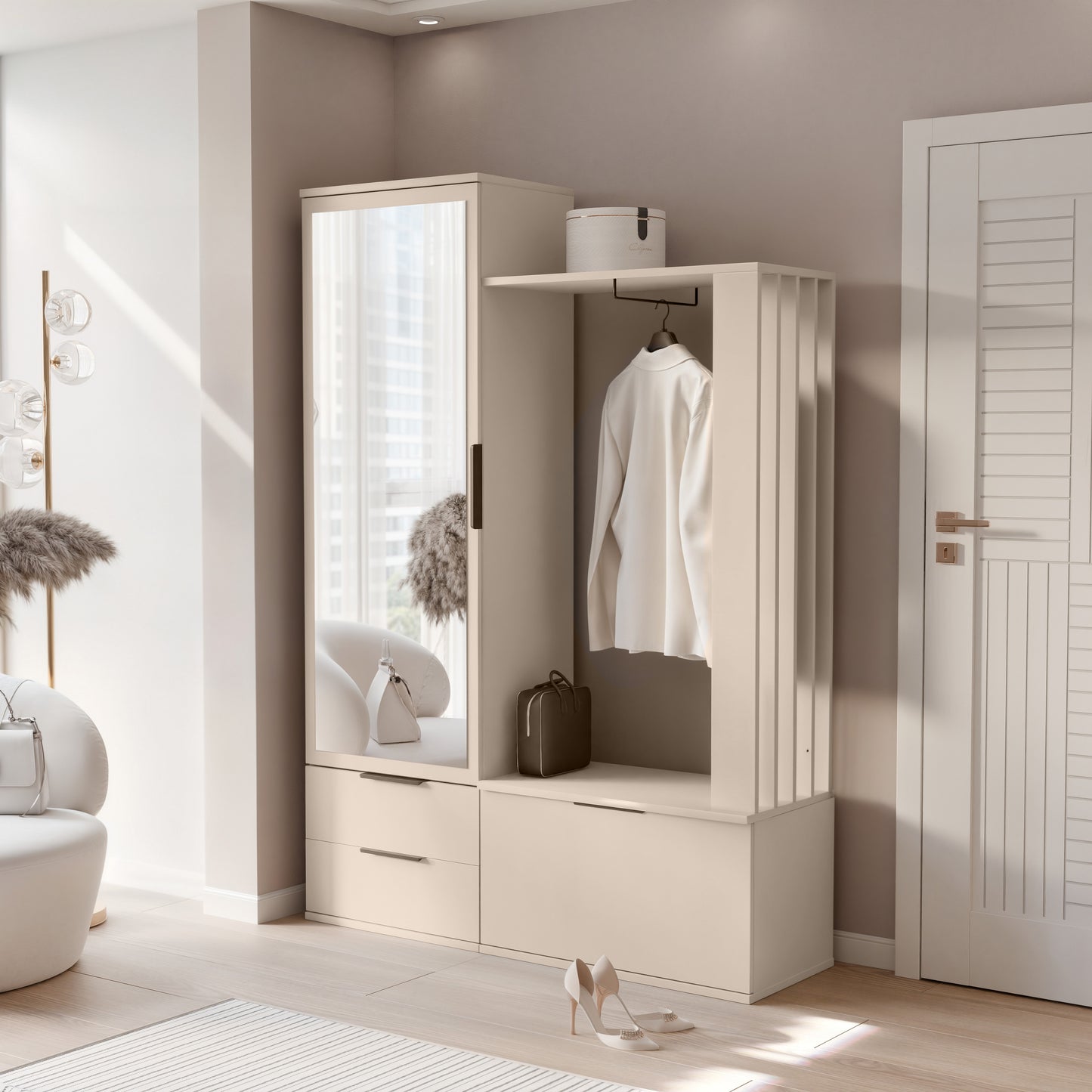 Hallway Unit LAGOS Sand Beige