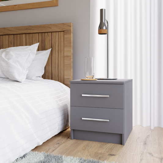 Bedside Table MARSYLIA Graphite