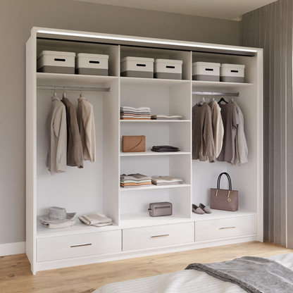 Sliding Wardrobe MARSYLIA 255 White