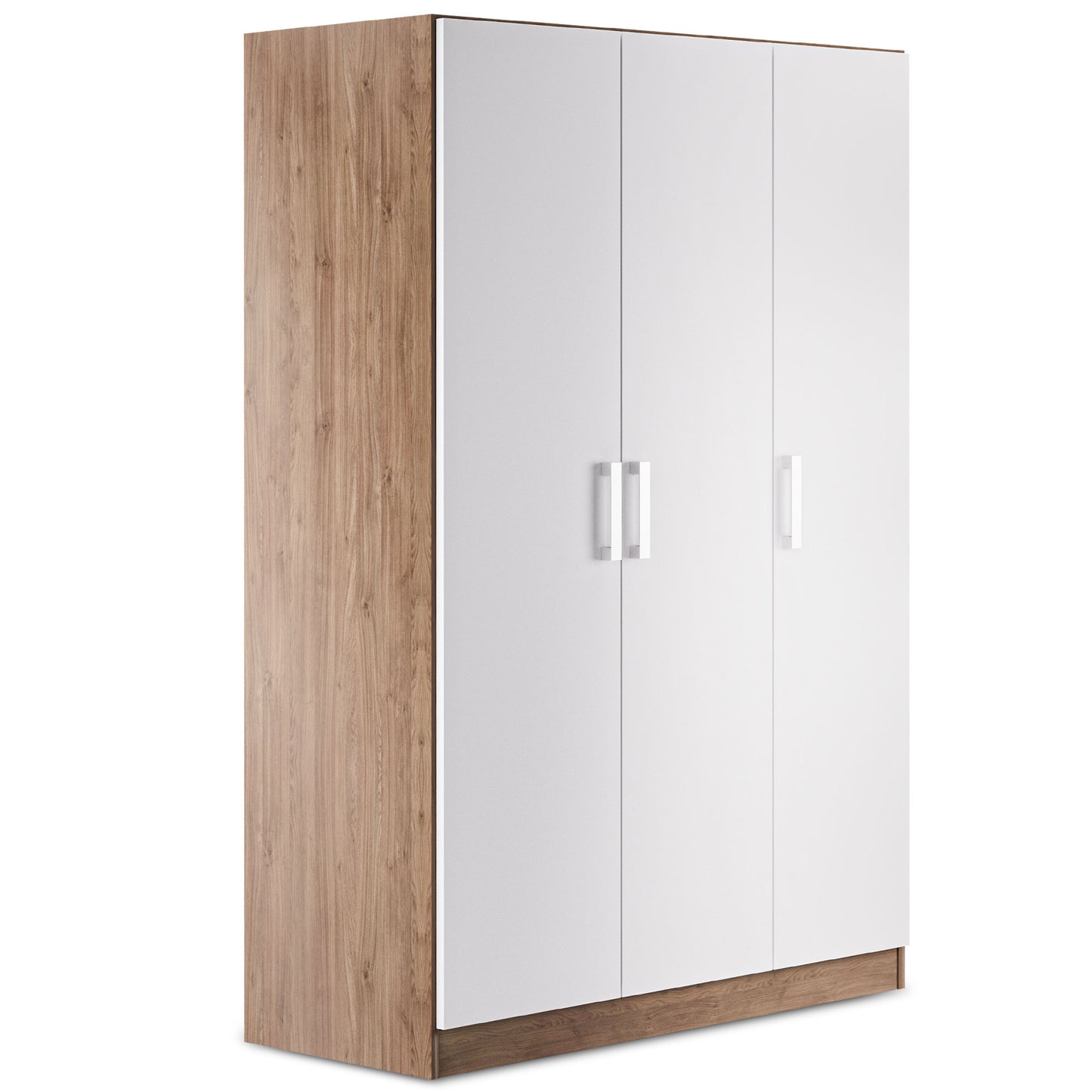 Wardrobe Oakridge DF-CF305WR-3DR-120 - White / Oak