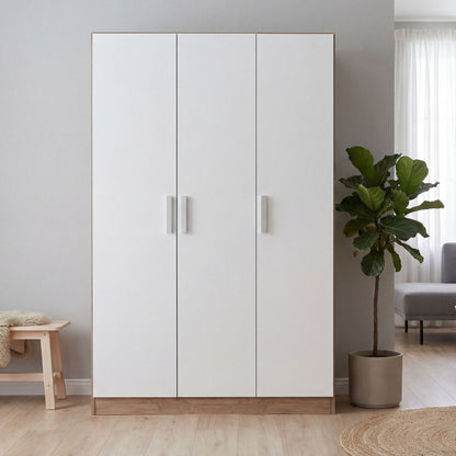 Wardrobe Oakridge DF-CF305WR-3DR-120 - White / Oak