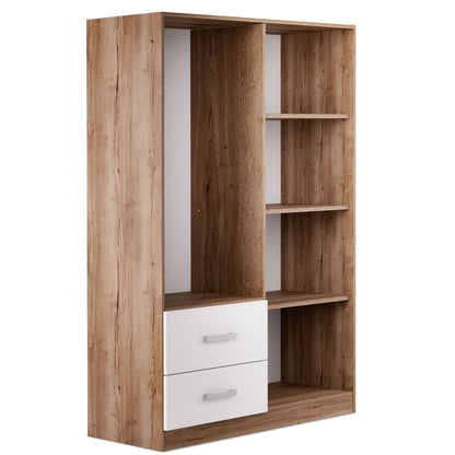 Wardrobe Oakridge DF-CF306WR-4DR2D-120 - White / Oak