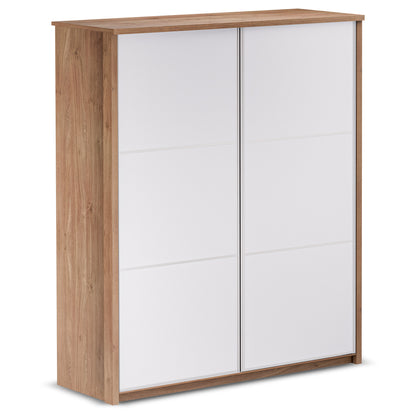 Sliding wardrobe Oakridge DF-CF309SWR-2DR-160 - White / Oak