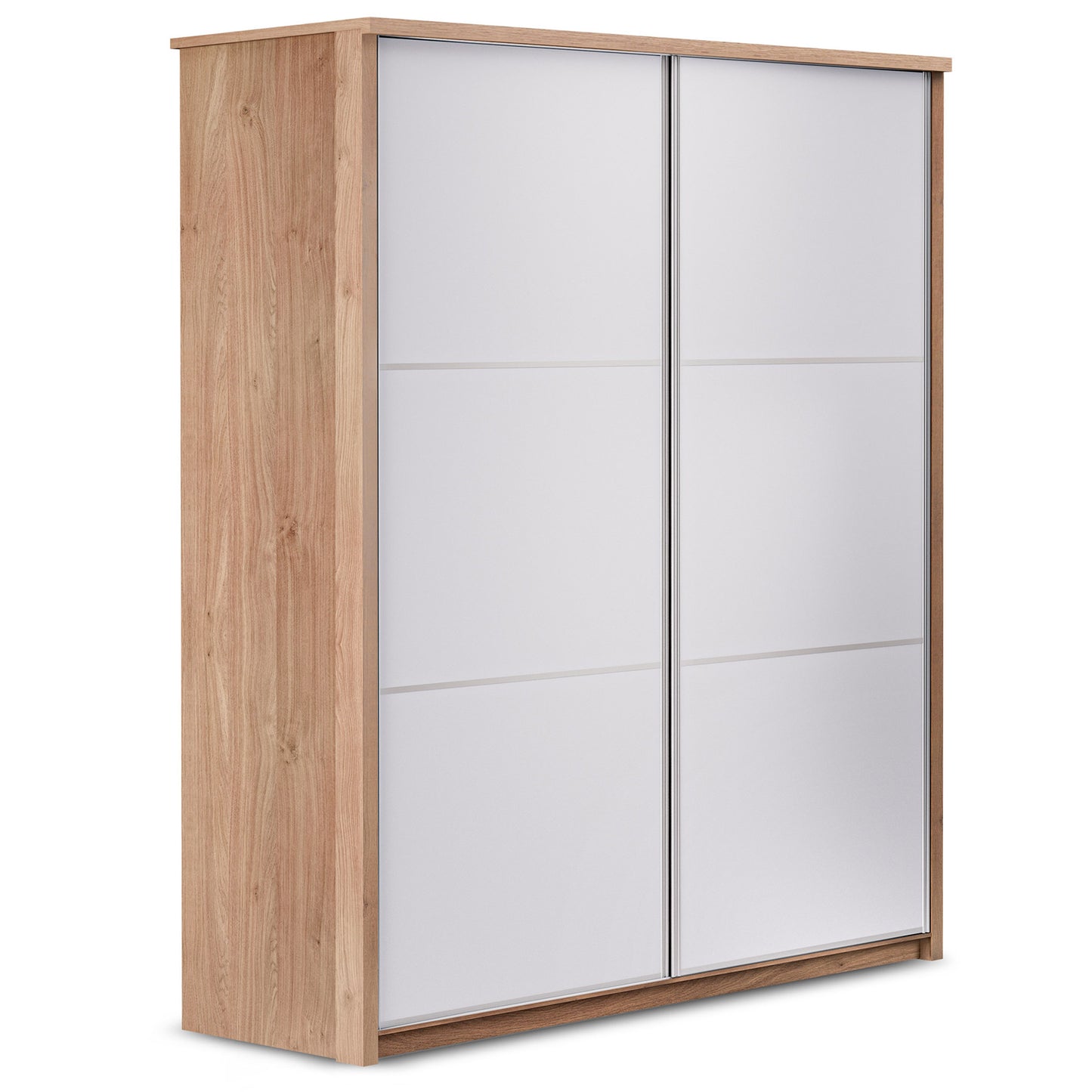 Sliding wardrobe Oakridge DF-CF309SWR-2DR-160 - White / Oak