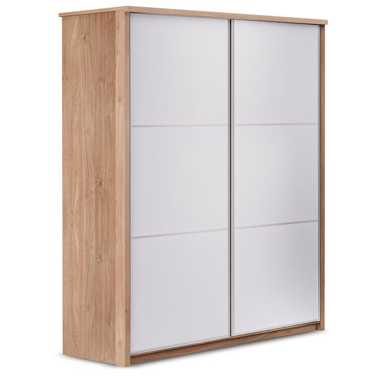 Sliding wardrobe Oakridge DF-CF309SWR-2DR-160 - White / Oak