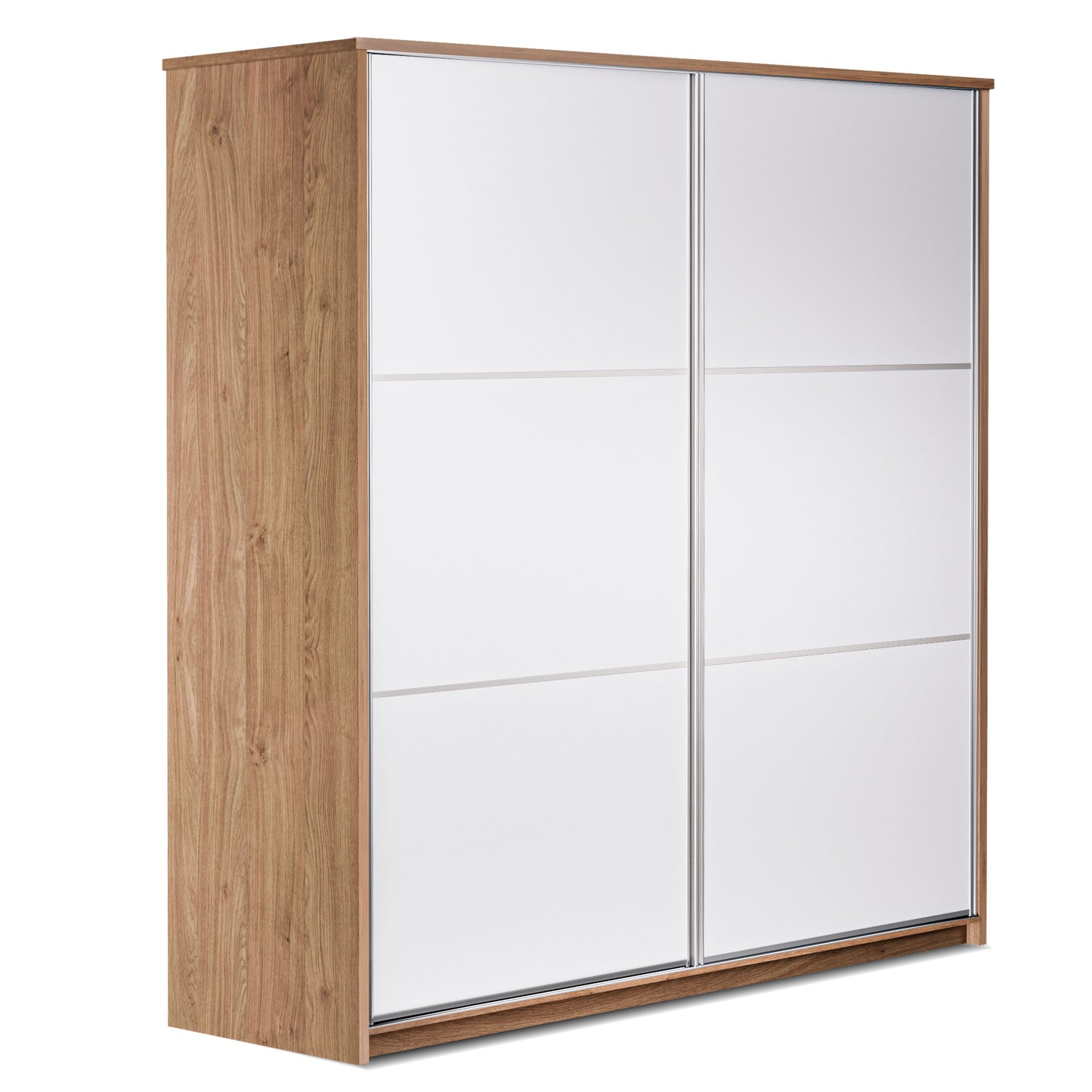 Sliding wardrobe Oakridge DF-CF310SWR-2DR-180 - White / Oak