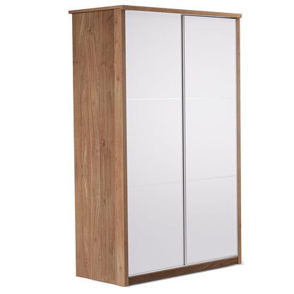 Sliding wardrobe Oakridge DF-CF308SWR-2DR-120 - White / Oak