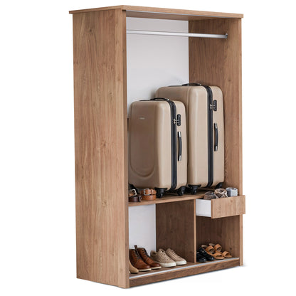 Sliding wardrobe Oakridge DF-CF308SWR-2DR-120 - White / Oak