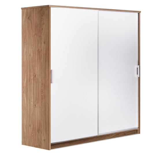 Sliding wardrobe Oakridge DF-CF311SWR-2DR-180 - White / Oak